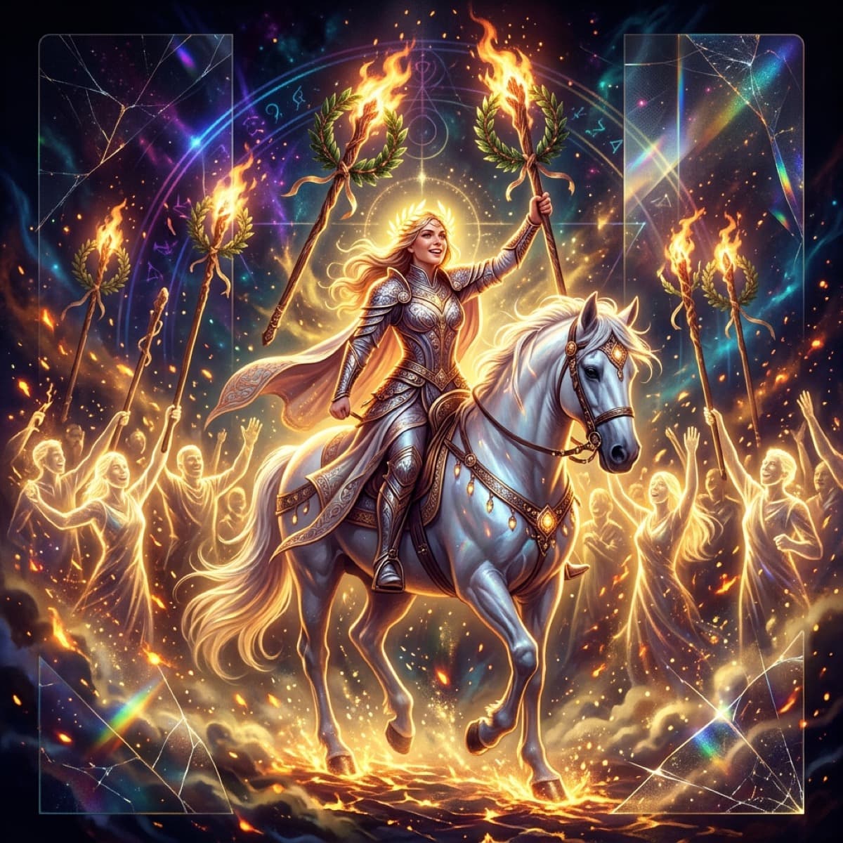 Chín Gậy (Six of Wands)